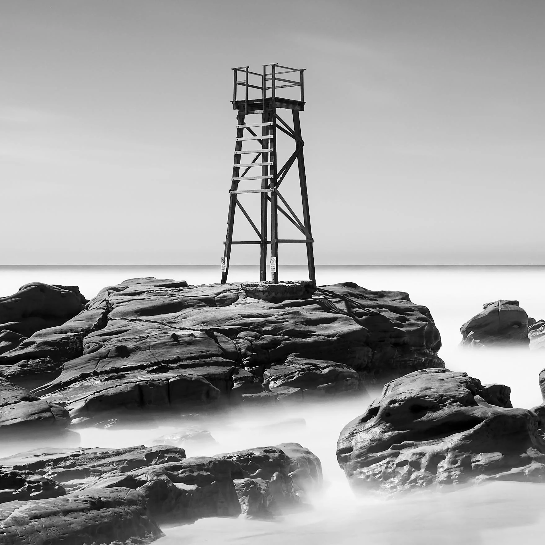 The Shark Tower, Redhead Beach, Australia. Detail