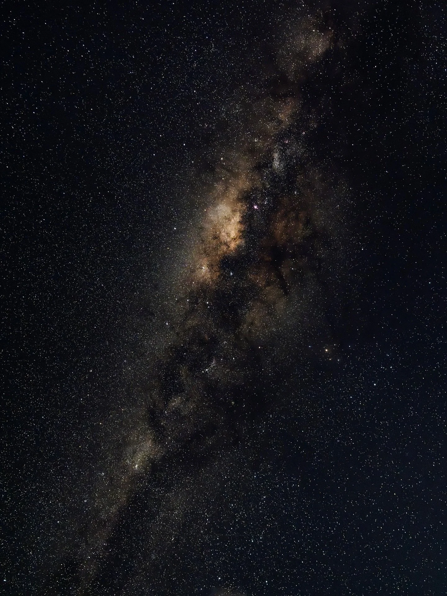 Under the Milky Way

Sharing these two pics as I slowly work through the files from my Central Australia journey. 
They help show the intensity of the light show available any clear night out there. 
The first pic has had some processing done to brin