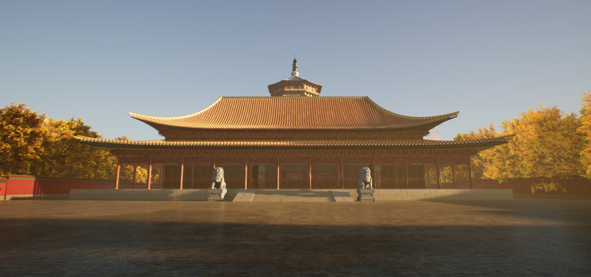 Procedural Modular Traditional Chinese Architecture