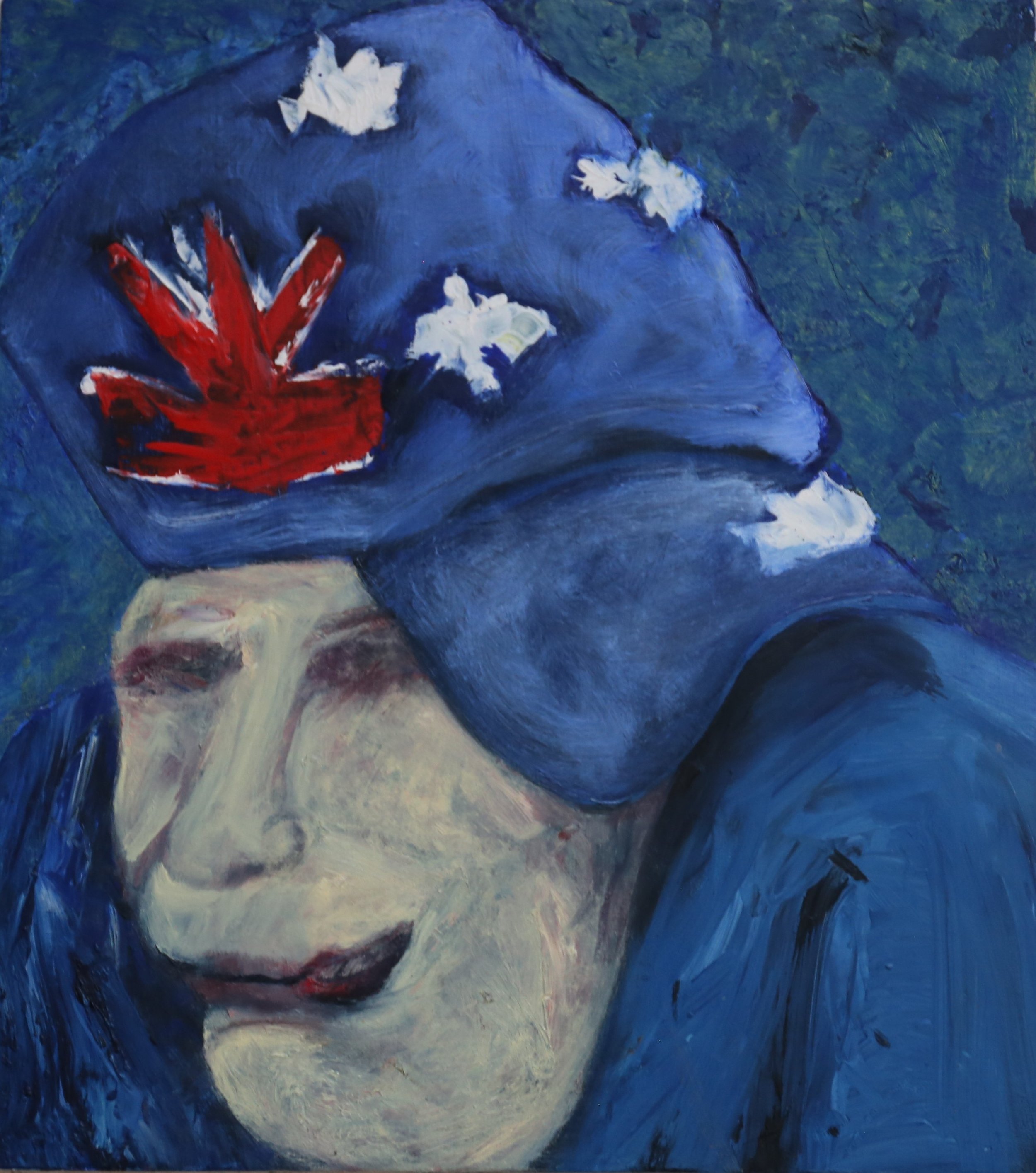 Woman Celebrating Australia Day