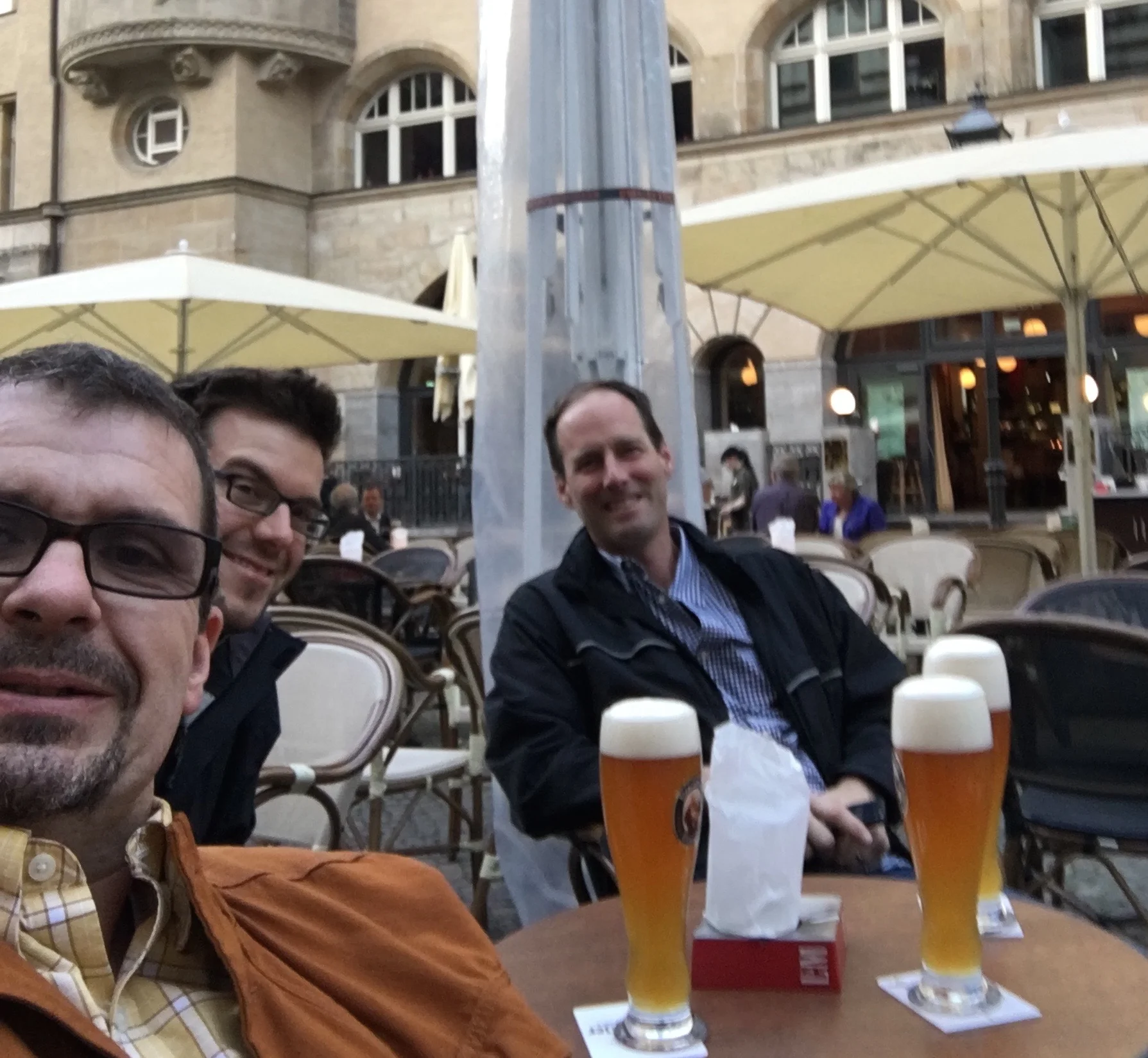 A night off with Tom Siders and Hans Morrison in Leipzig 