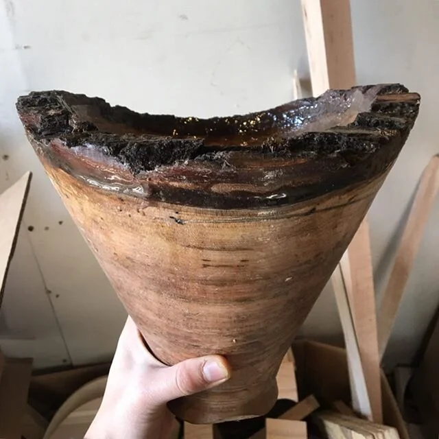 Picture of a girl really just hoping that her bark stays on... Faith? Or more epoxy? #epoxy