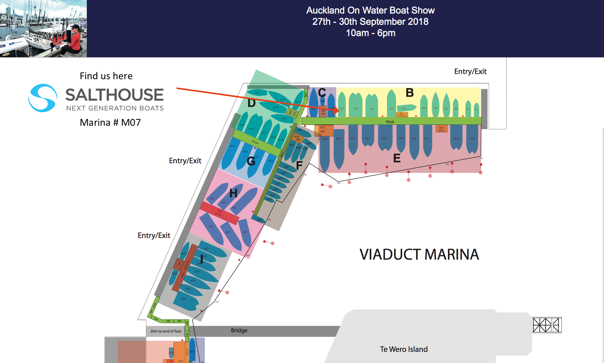 Auckland on Water Boat Show map - Salthouse Next Generation Boats .png