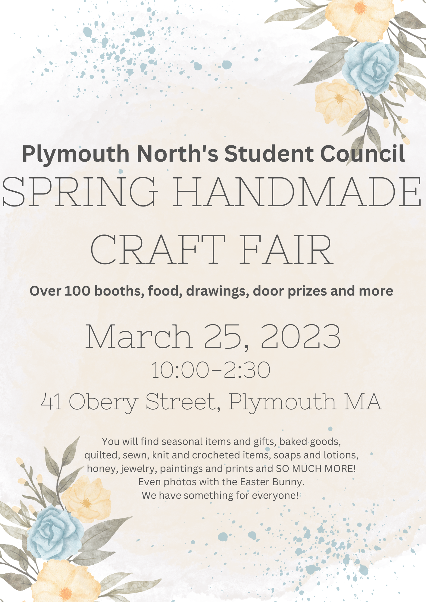 Plymouth North's Hometown Handmade Fall Craft Fair 2024
