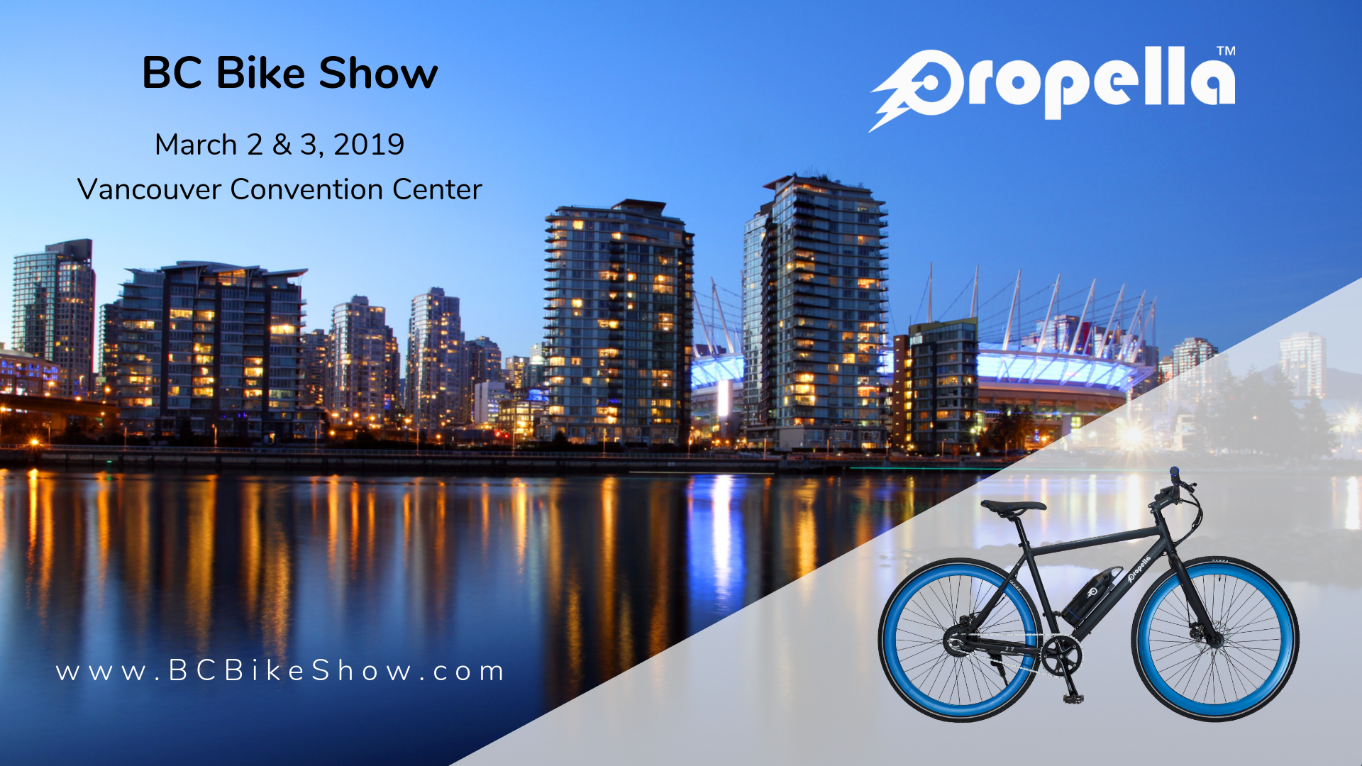 VANCOUVER BIKE SHOW PROPELLA E-BIKES
