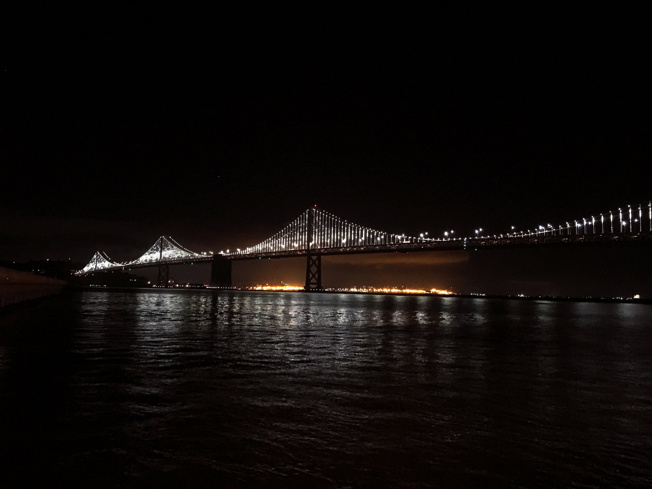 My mom and I spent about 10 minutes taking photos of the Golden Gate Bridge. Then we realized this is actually a completely different bridge and we were on the wrong side of the city. At least this is a nice photo!
