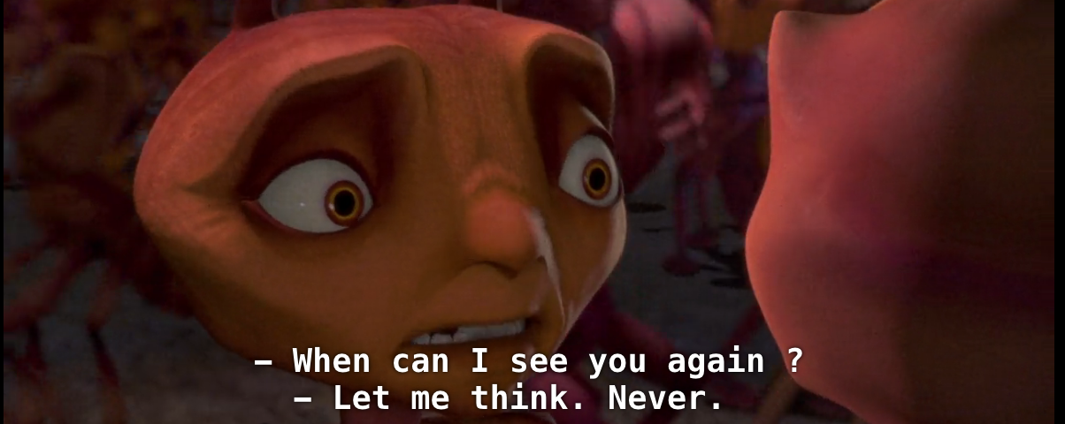The princess is stone cold.
