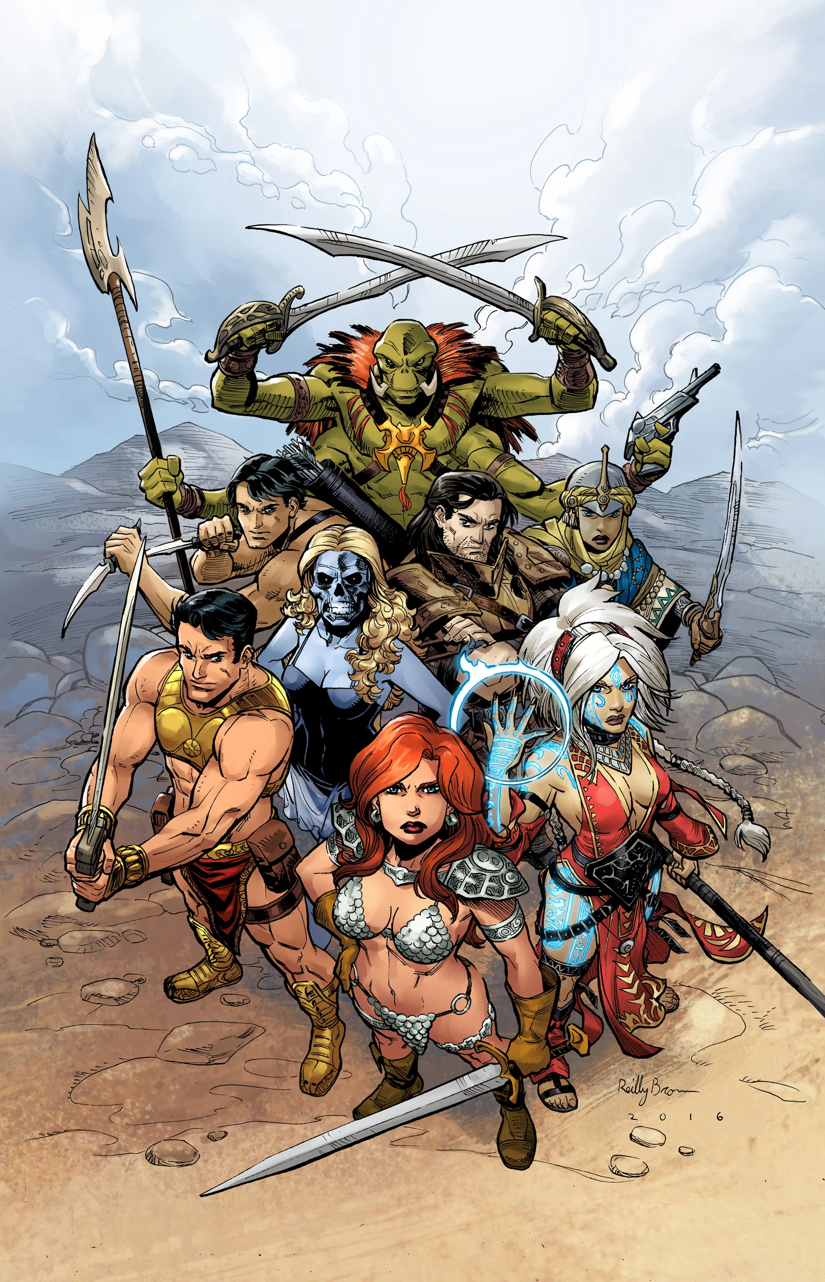 Pathfinder Worldscape #1, cover by Reilly Brown. (C) Dynamite Entertainment.