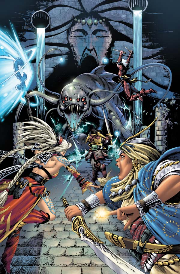Pathfinder Worldscape #1 First Page, art by Jonathan Lau. (C) Paizo Inc.