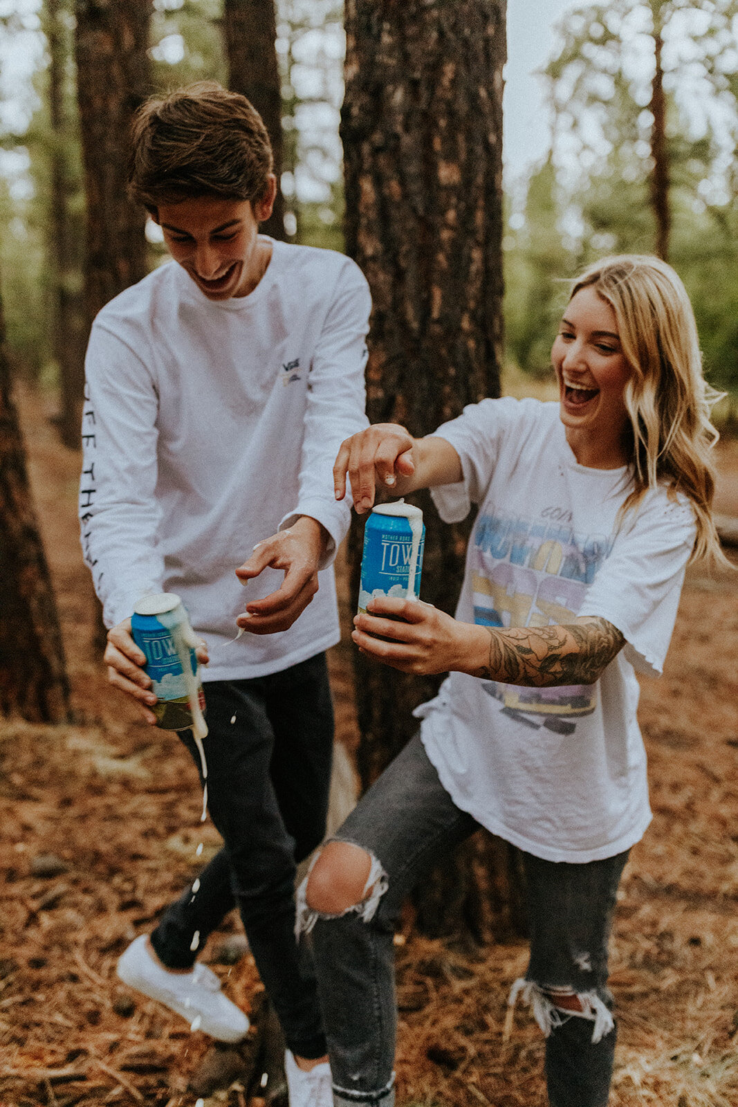 Skateboarding Couples Photos in Flagstaff, Arizona 