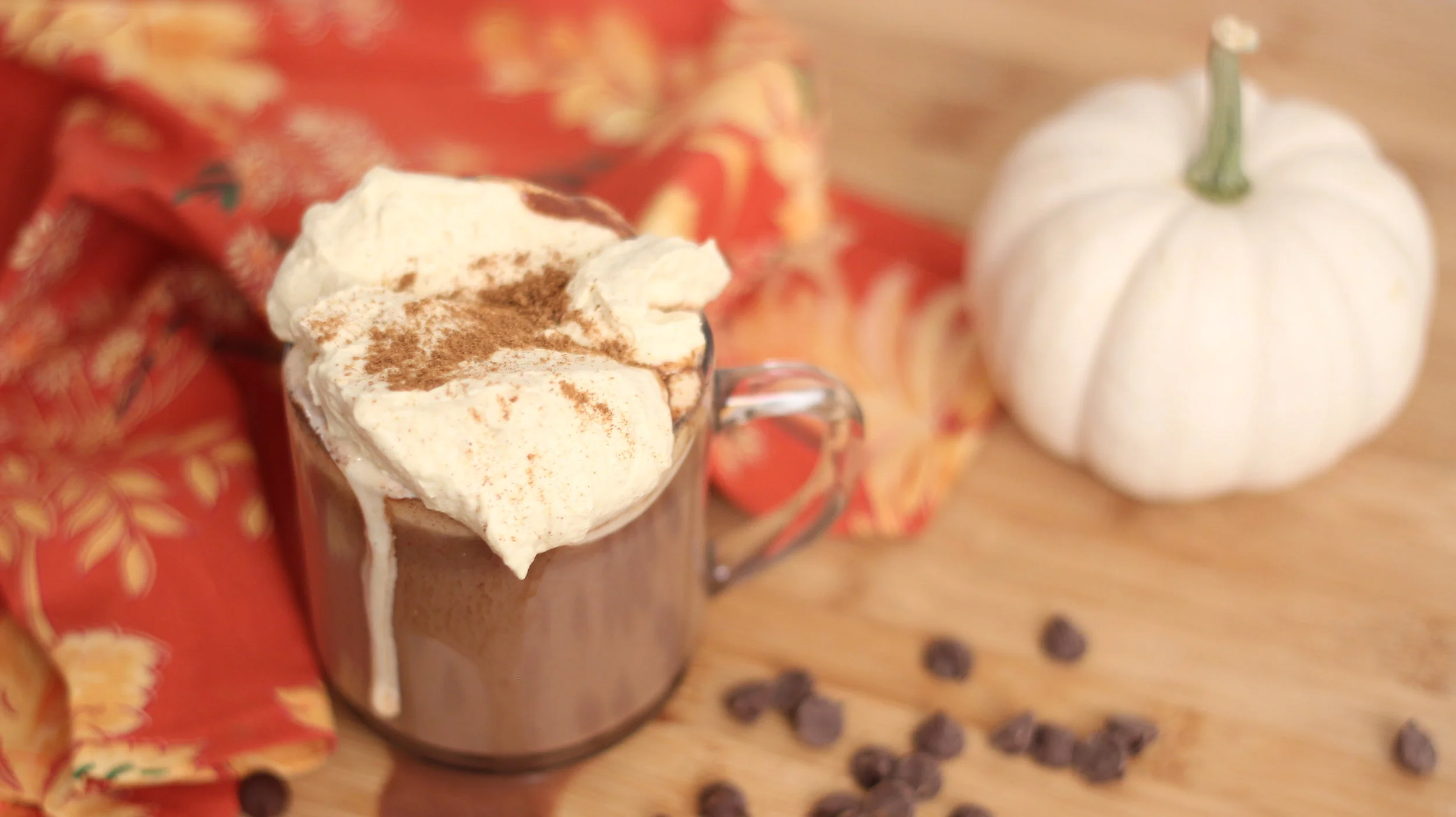 PUMPKIN SPICE HOT CHOCOLATE