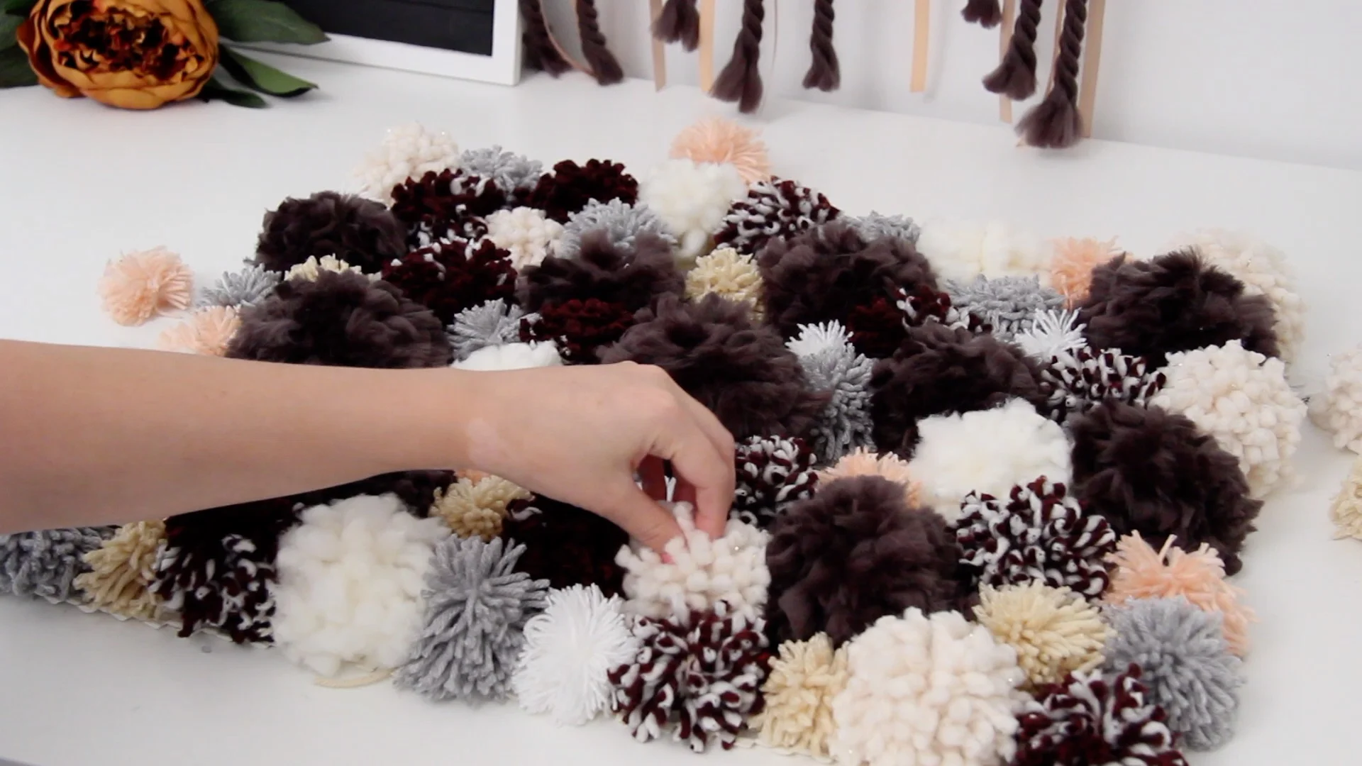 How To Make The Coziest Pom Pom Rug — Katie Bookser