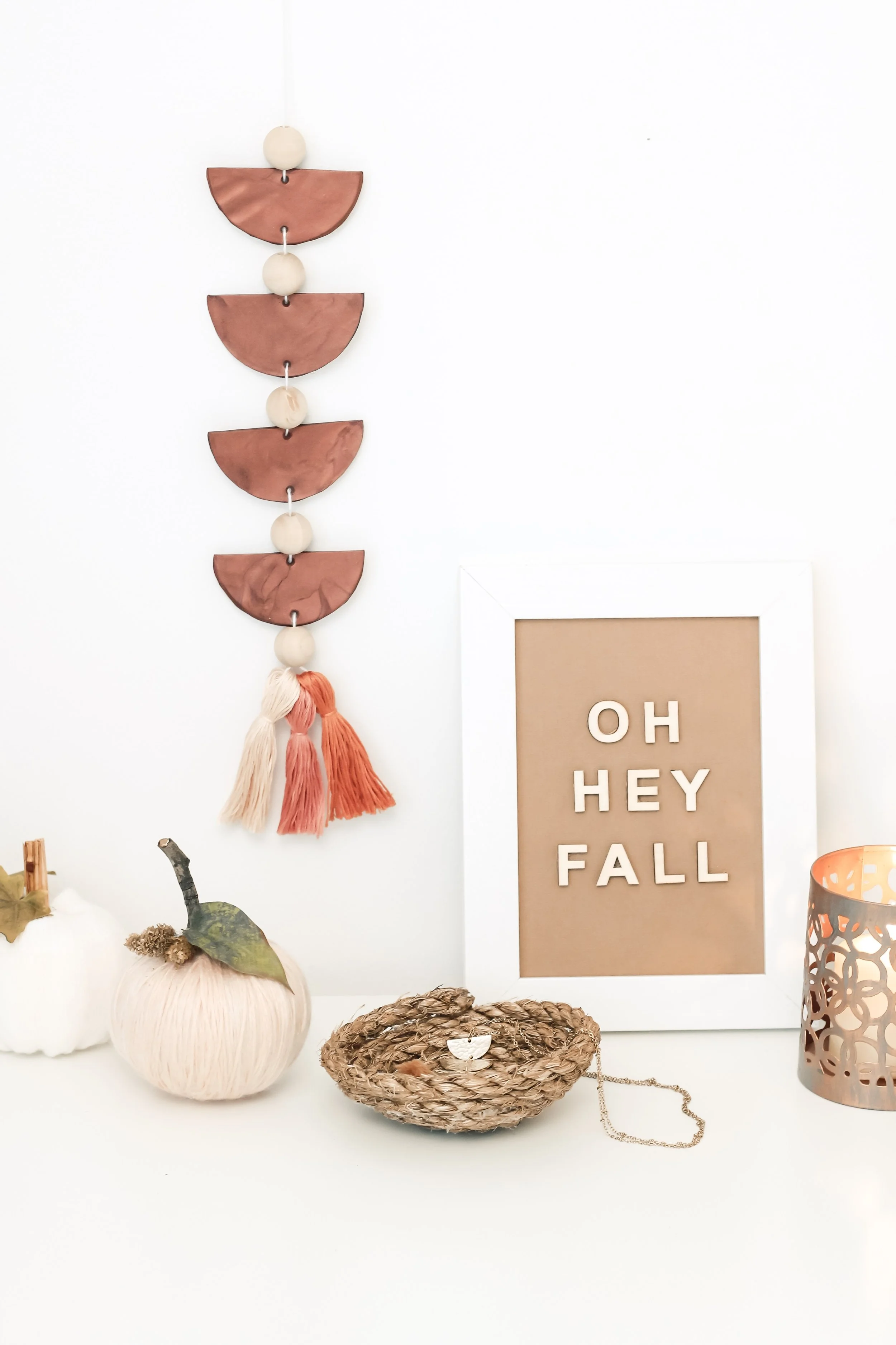 DIY Geometric Wall Hanging