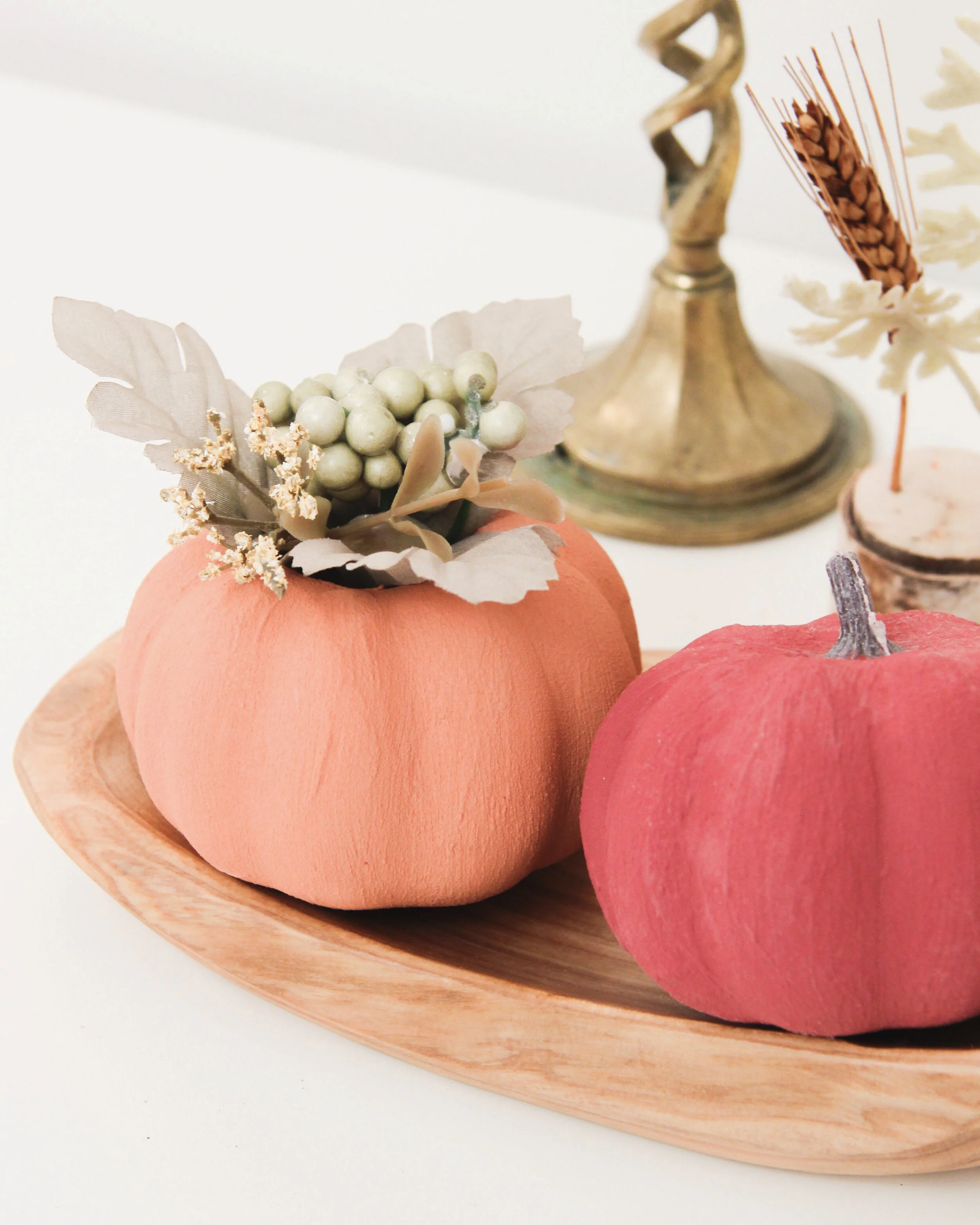 How To Make Faux Ceramic Pumpkins