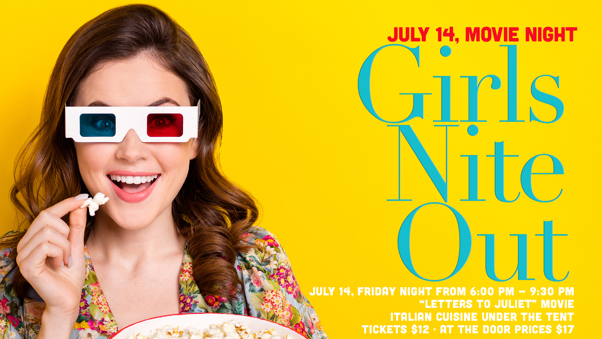 GIRLS’ NITE OUT - Vineyard Women's Movie Night