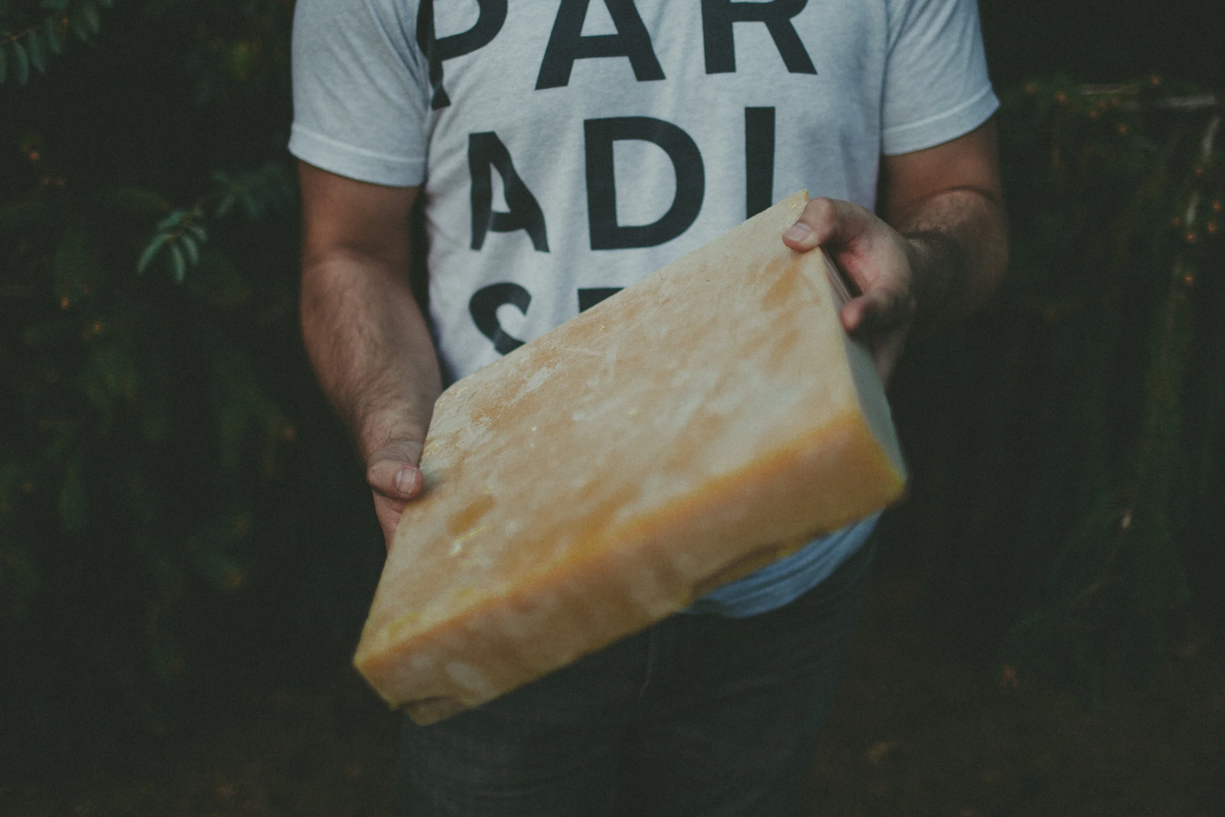 A beautiful, life giving, chunk of US farmed beeswax.