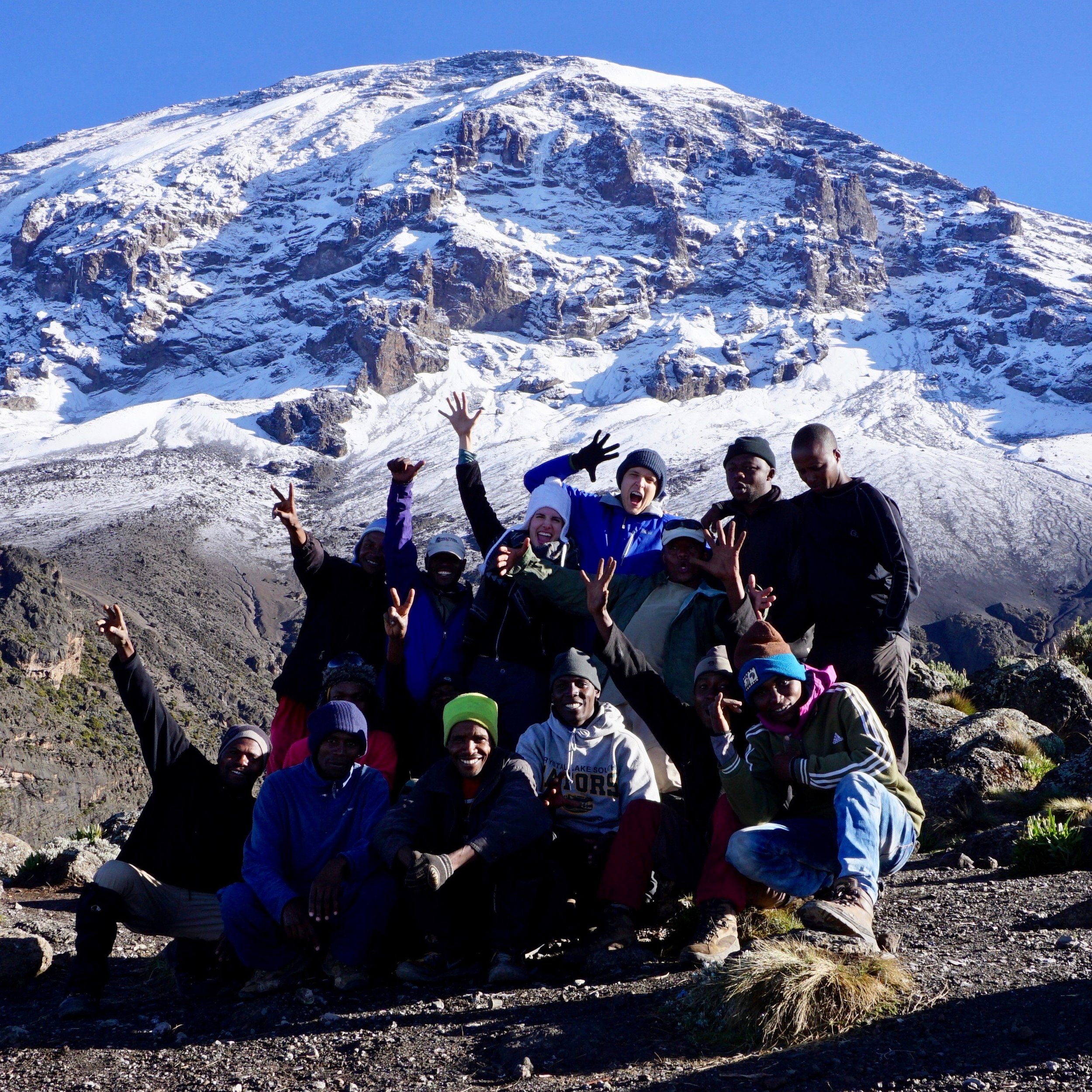  Mount Kilimanjaro at 14,000 ft 