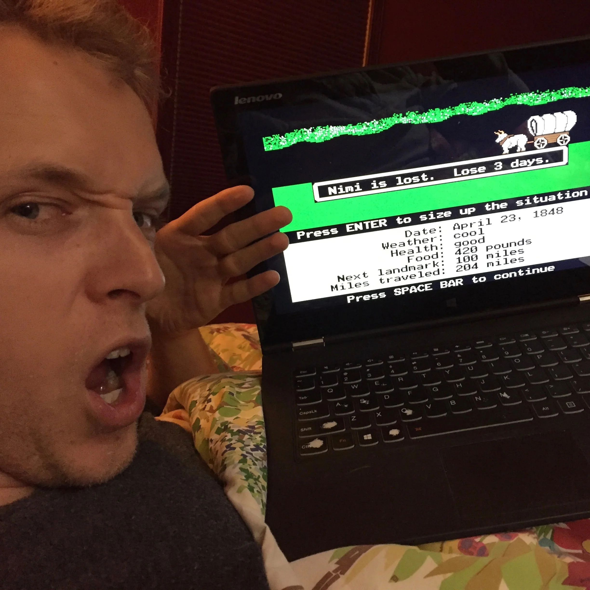 Playing Oregon Trail... along the Oregon Trail
