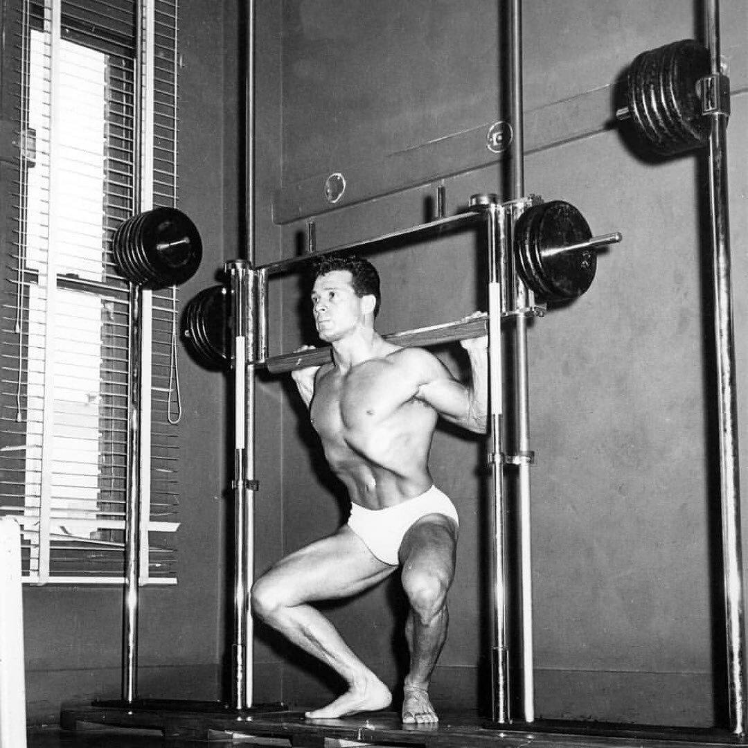 The first smith machine was a DIY project created by American fitness enthusiast and entrepreneur Jack LaLanne. The prototype (shown above) was built by him in 1950 for personal use in his home gym. 

Jack&rsquo;s friend Rudy Smith, a local gym manag