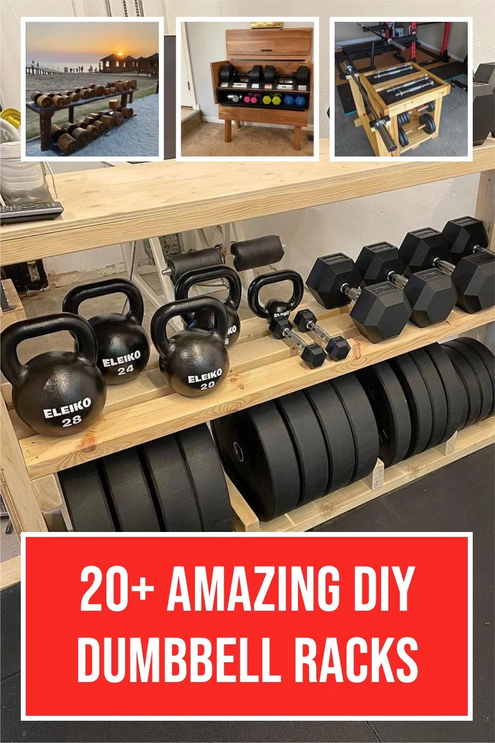 Diy Weight Holder For Hand Weights Barbell Rack Diy Weight And