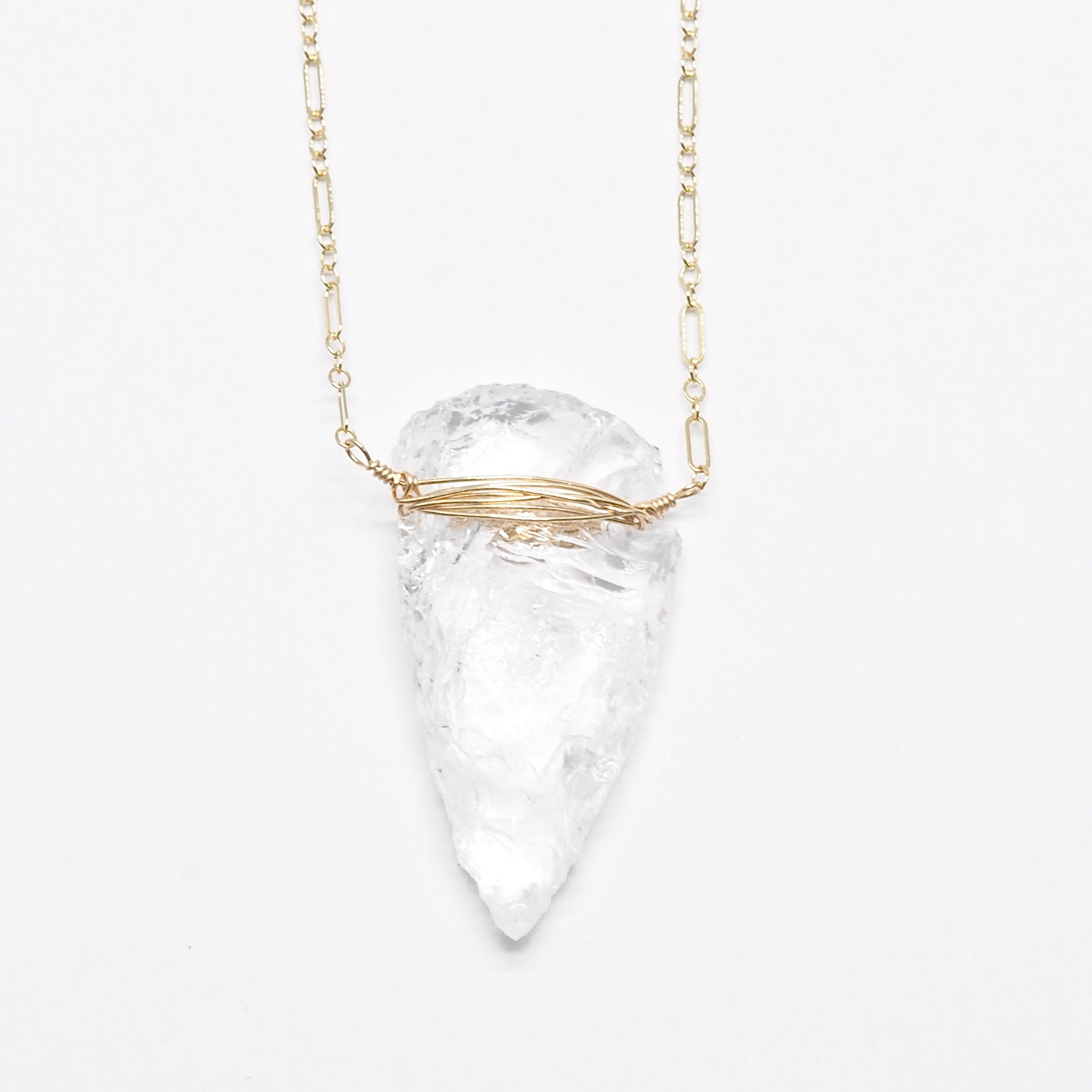 Crystal Arrowhead Necklace