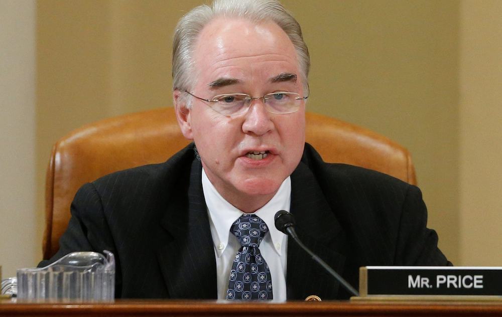 Photo of Rep. Tom Price (R) from socialsecurityworks.org