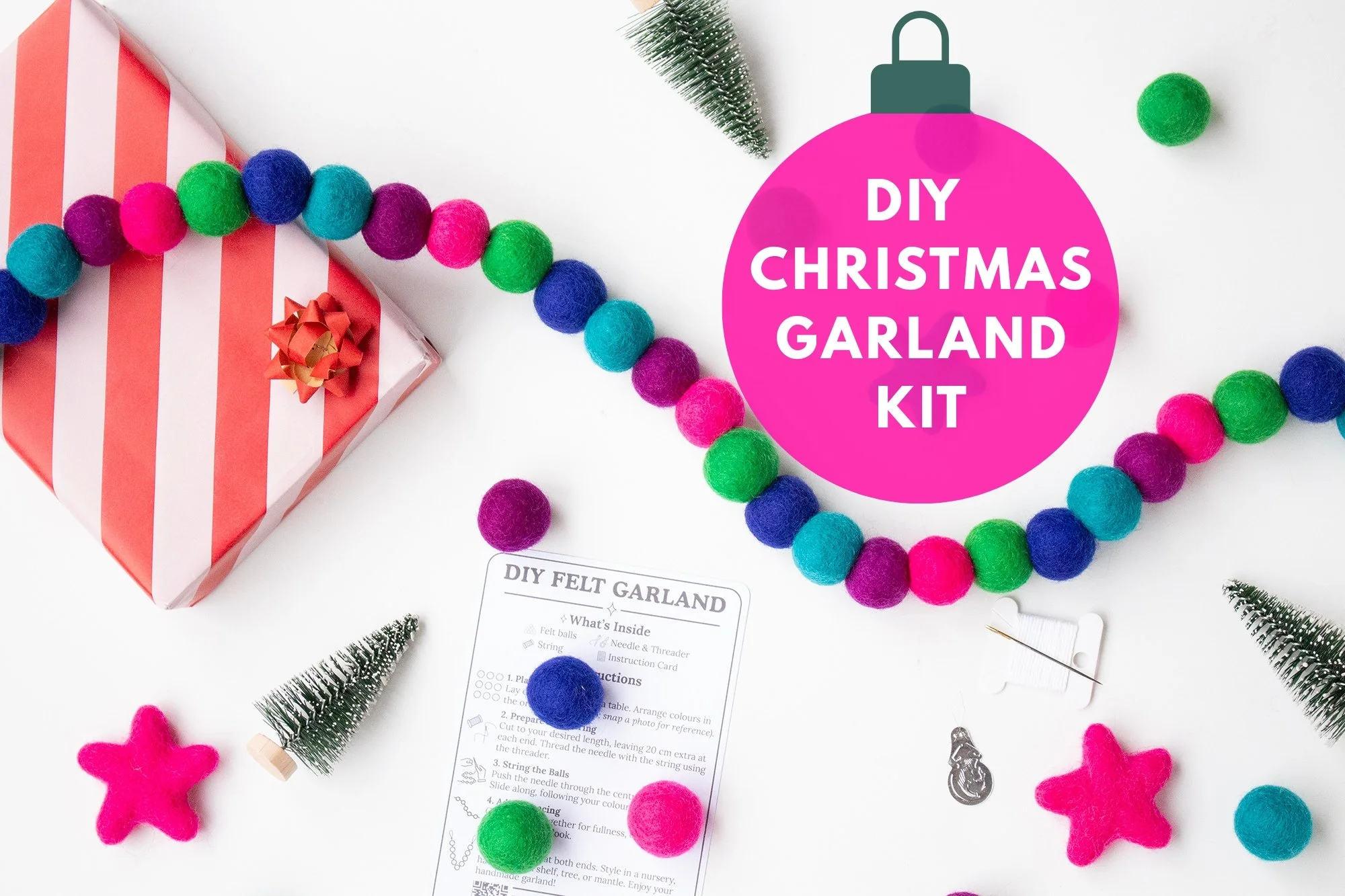 DIY Garland Kit - Jewel Christmas