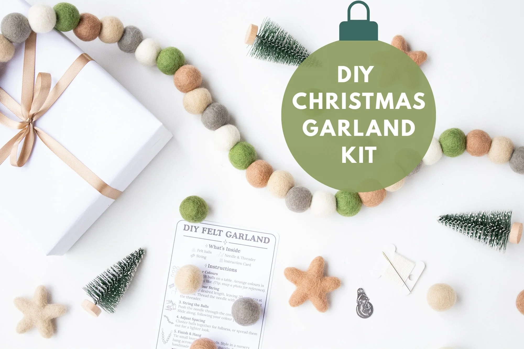 DIY Garland Kit - Earthy Christmas