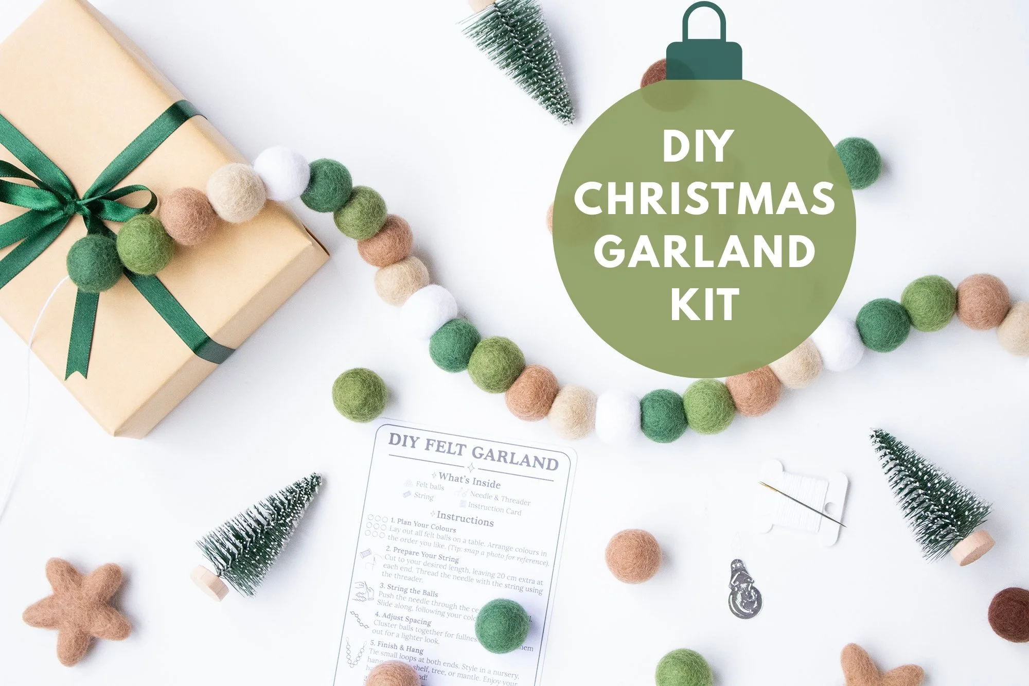 DIY Garland Kit - Scandi Pine Christmas