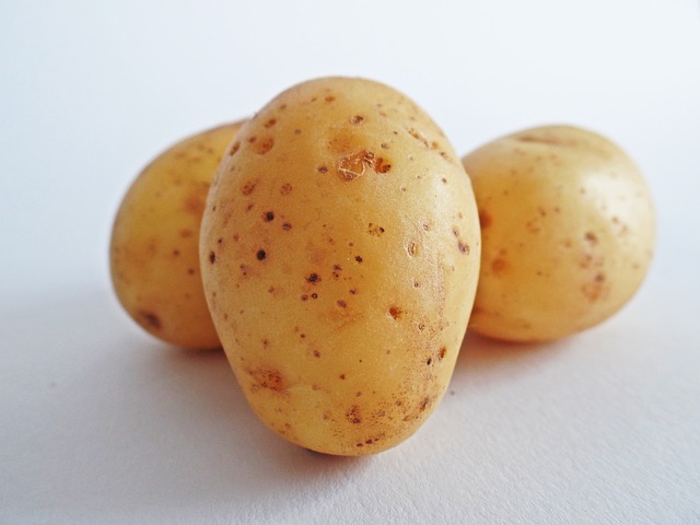 Eating carbohydrate-rich foods such as potato will cause an increased release in insulin.