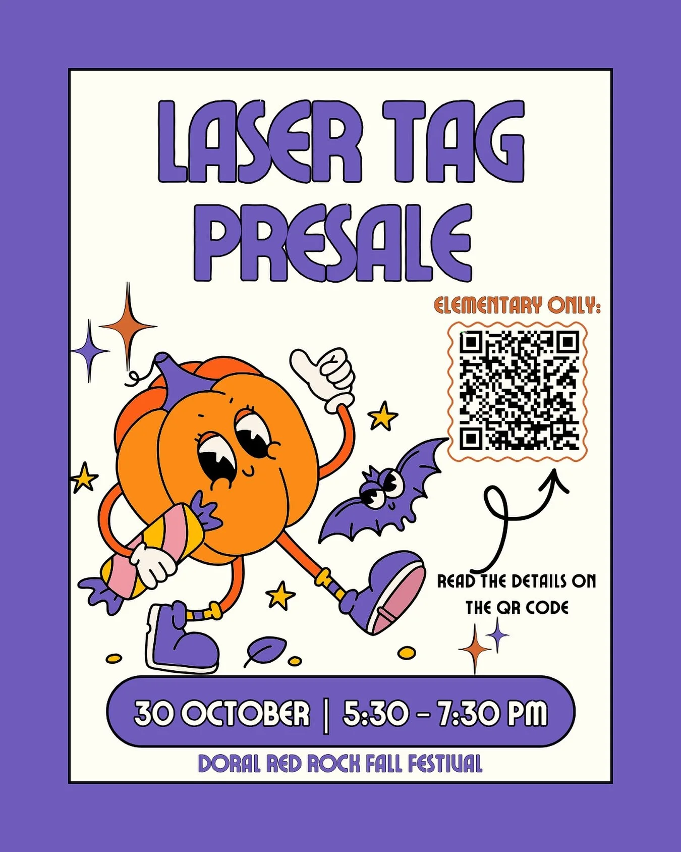🧑🏻&zwj;⚖️👩🏼&zwj;⚖️👨🏽&zwj;⚖️ Elementary Student Council is hosting a booth at Fall Festival and it&rsquo;s LASER TAG

🔴 Limited spots available 

🖥️ Purchase tickets now to reserve your spot 
. 
.
#doralredrockelementaryptso #doralredrockeleme