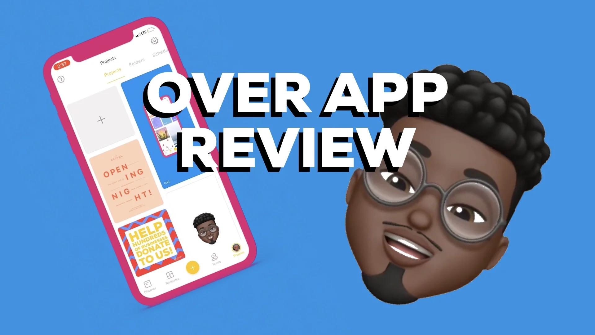 Graphic Design App Review: Over