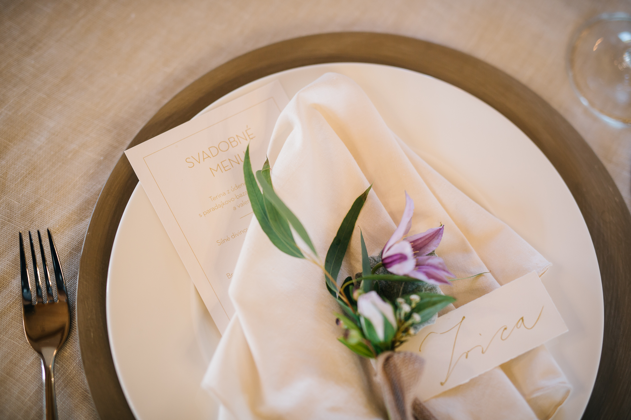 Blush roses violet clematis astilbe dahlias and Dusty Miller table centrepiece by PONK Rentals