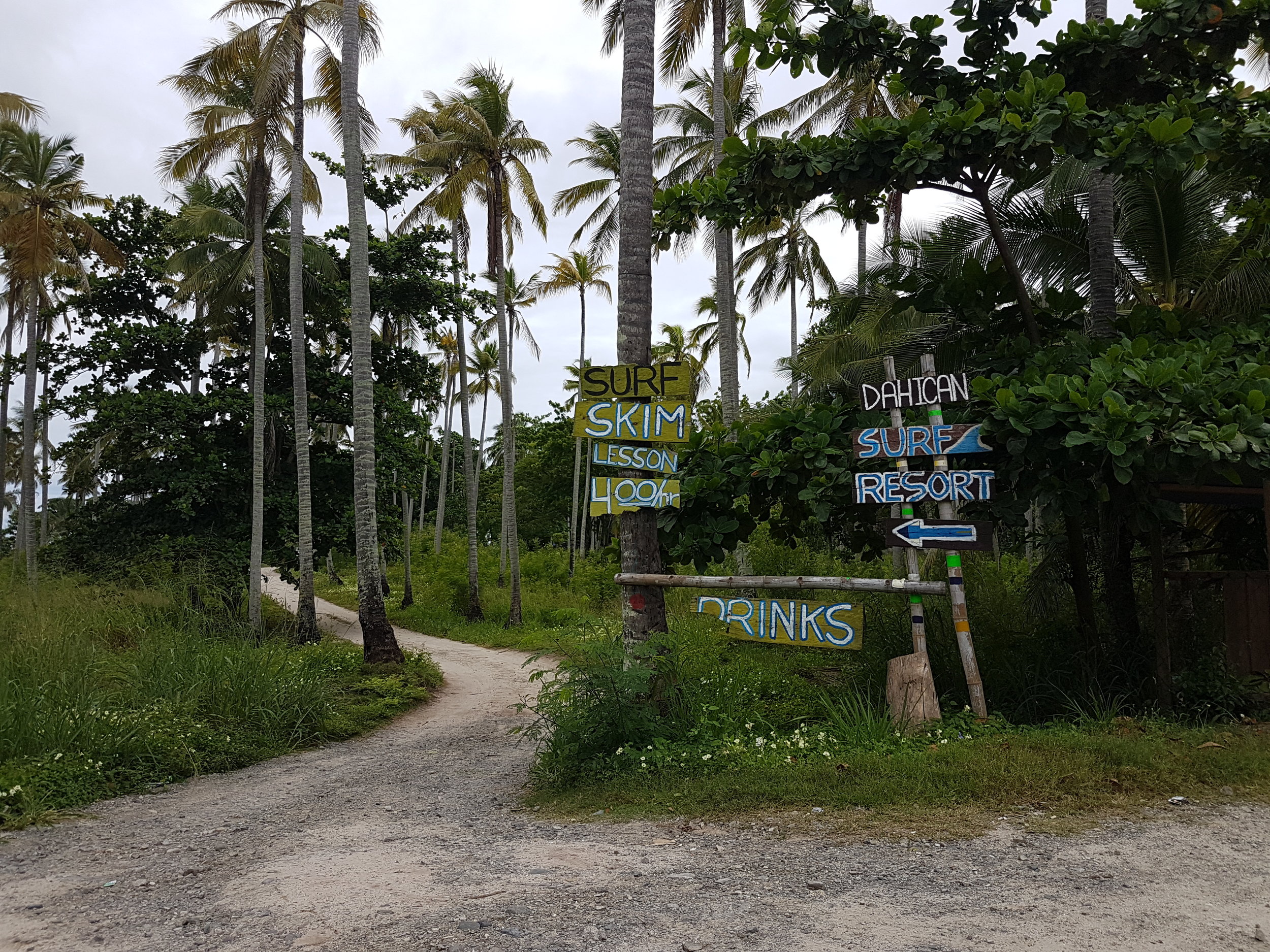 If these signs aren’t inviting you to come and check out the laidback resort behind this then maybe you aren’t that stressed enough yet. Surf and skim lessons are also offered in other resorts around the area but I’ve only tried it in Dahican Surf Resort.