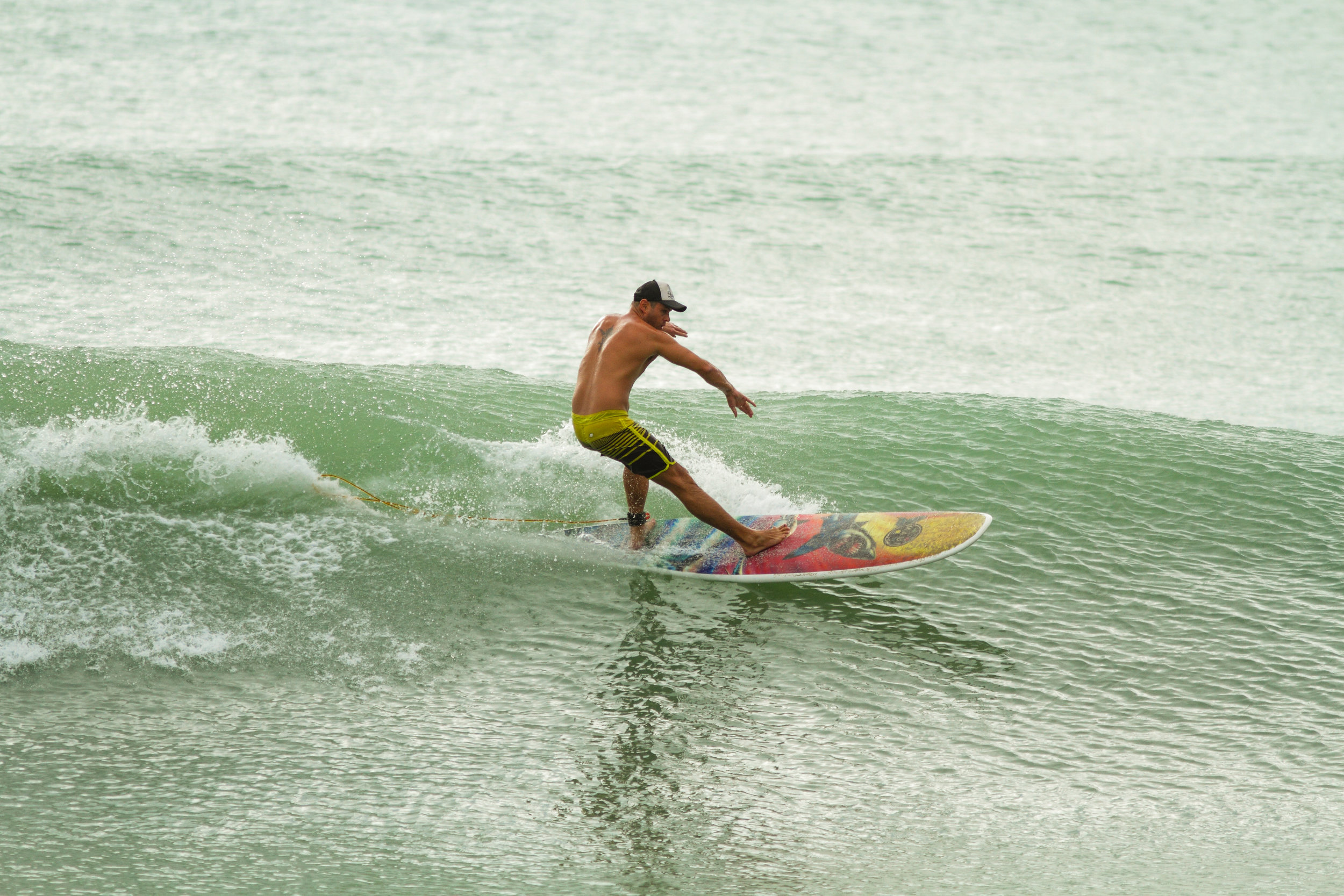 Prior to moving to Siargao, Mac spent the last 5 years surfing different spots in Luzon. Photo by Allen Aligam.
