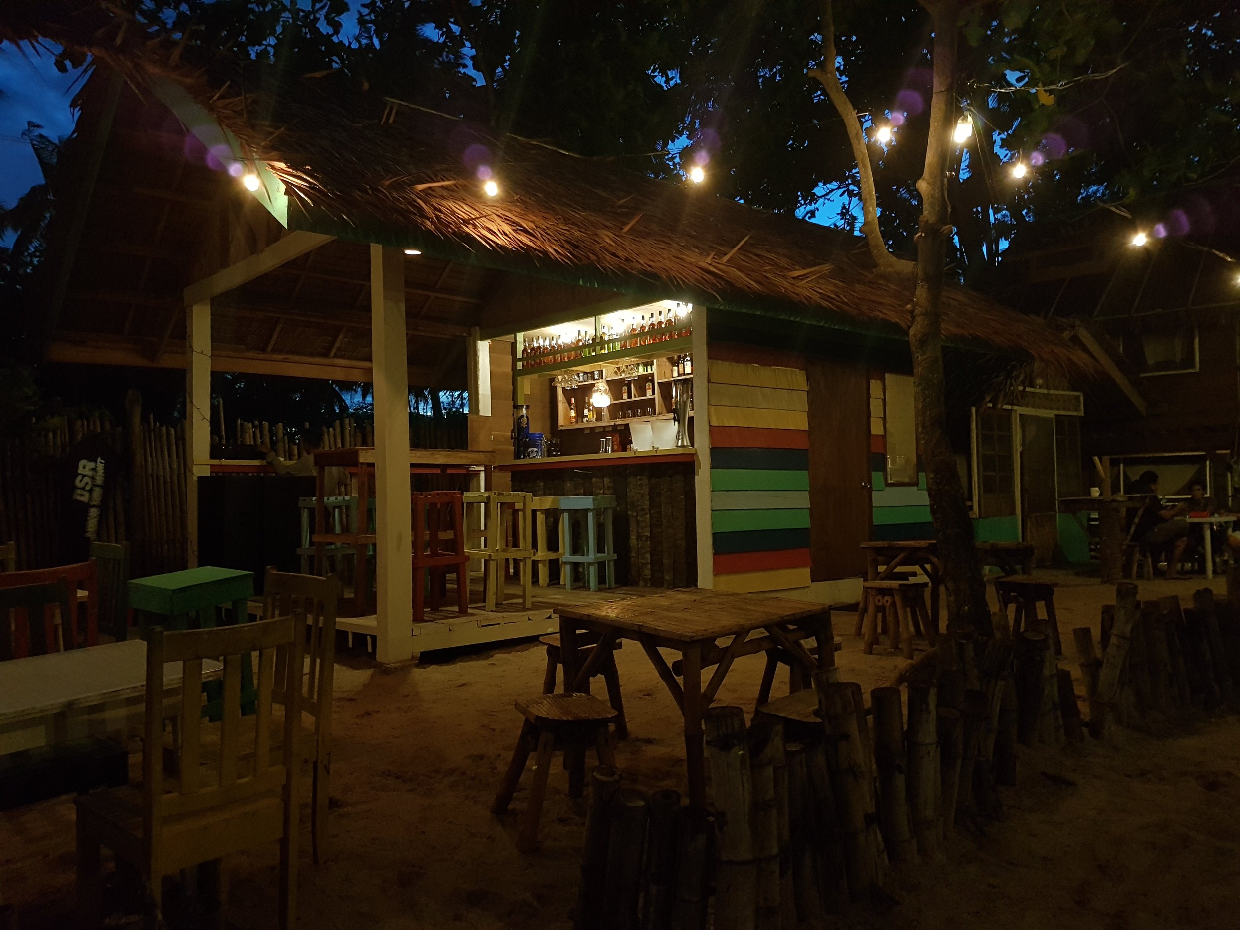 The calm before the party. This night shot of Surf Shack’s al fresco dining area is definitely so inviting.