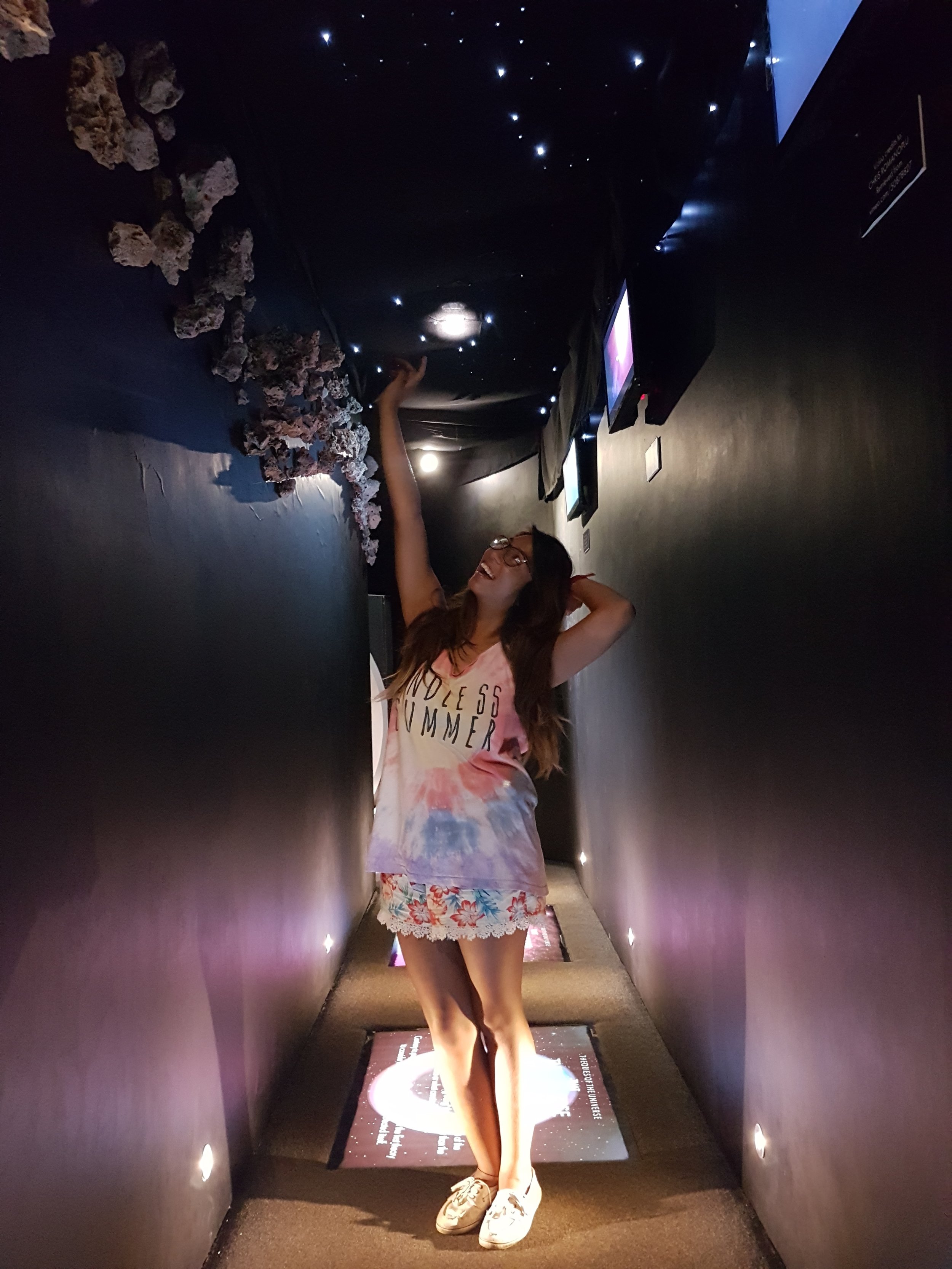 One of my favorite interactive displays is the Space and Universe in Pusan Point's Science Discovery Center. I loved how limestones were used to recreate comets and meteors. Cool stuff!