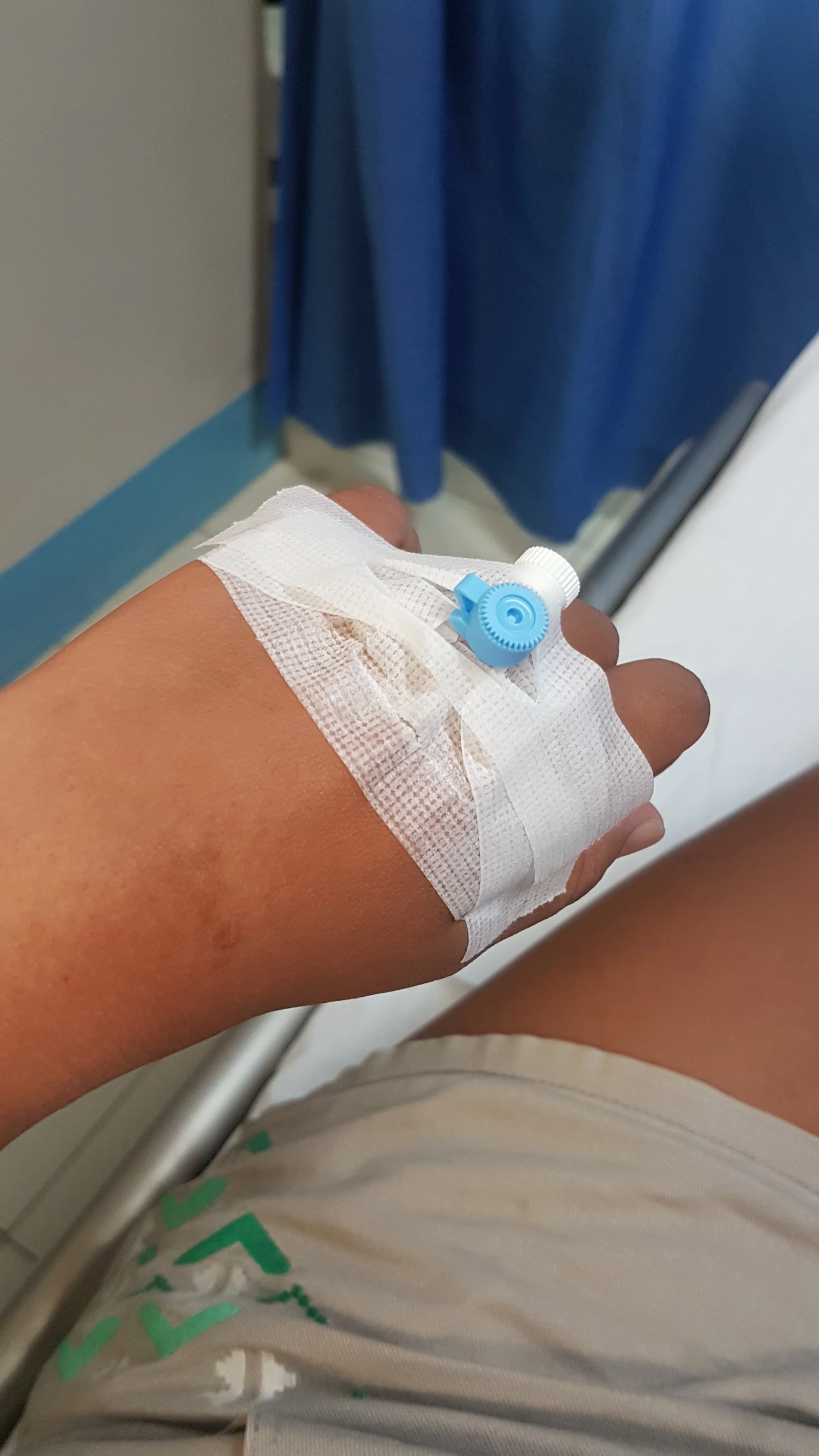 The thought of the injection hurt more than the actual thing. So amazed at this first in my life that I just had to take a photo.