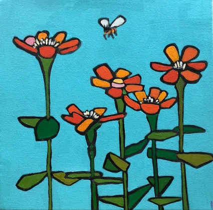 Xenia with one bumblebee