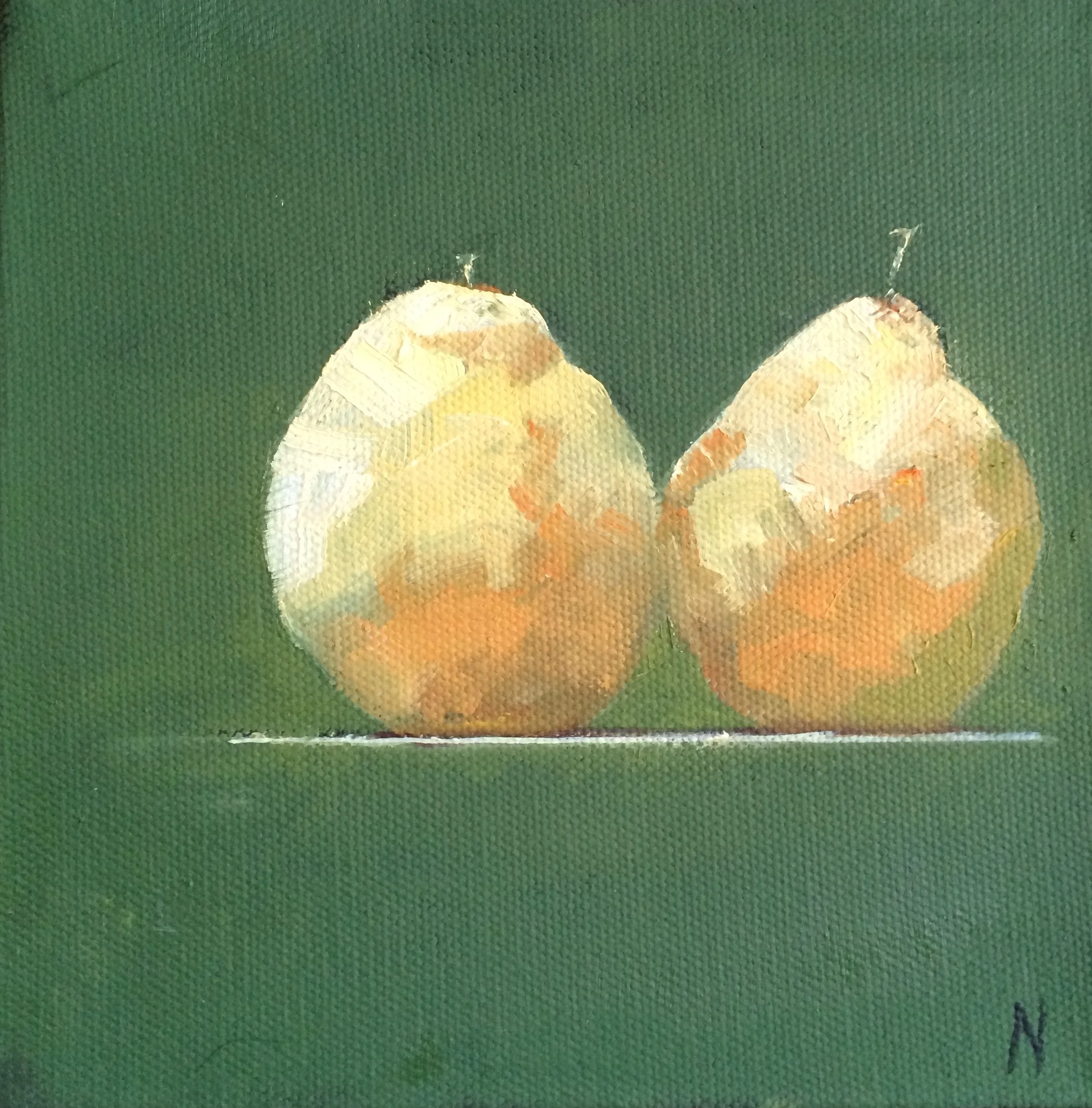 Two Pears (6x6)