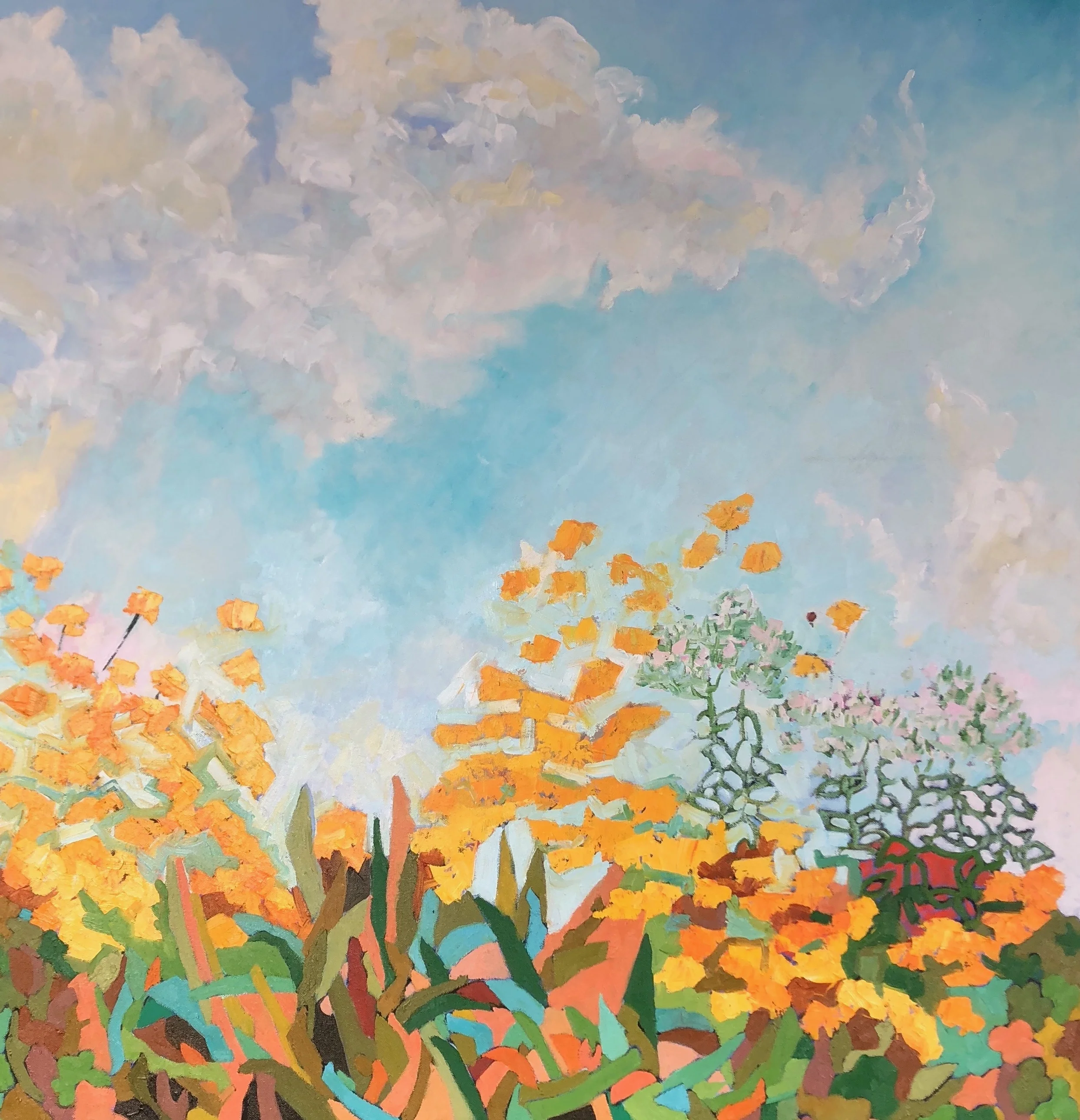 August to September Garden (36x36)