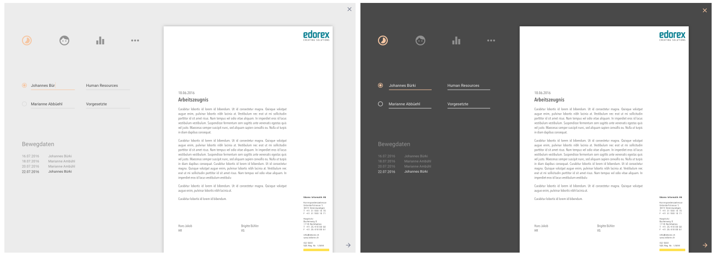 First drafts in light and dark