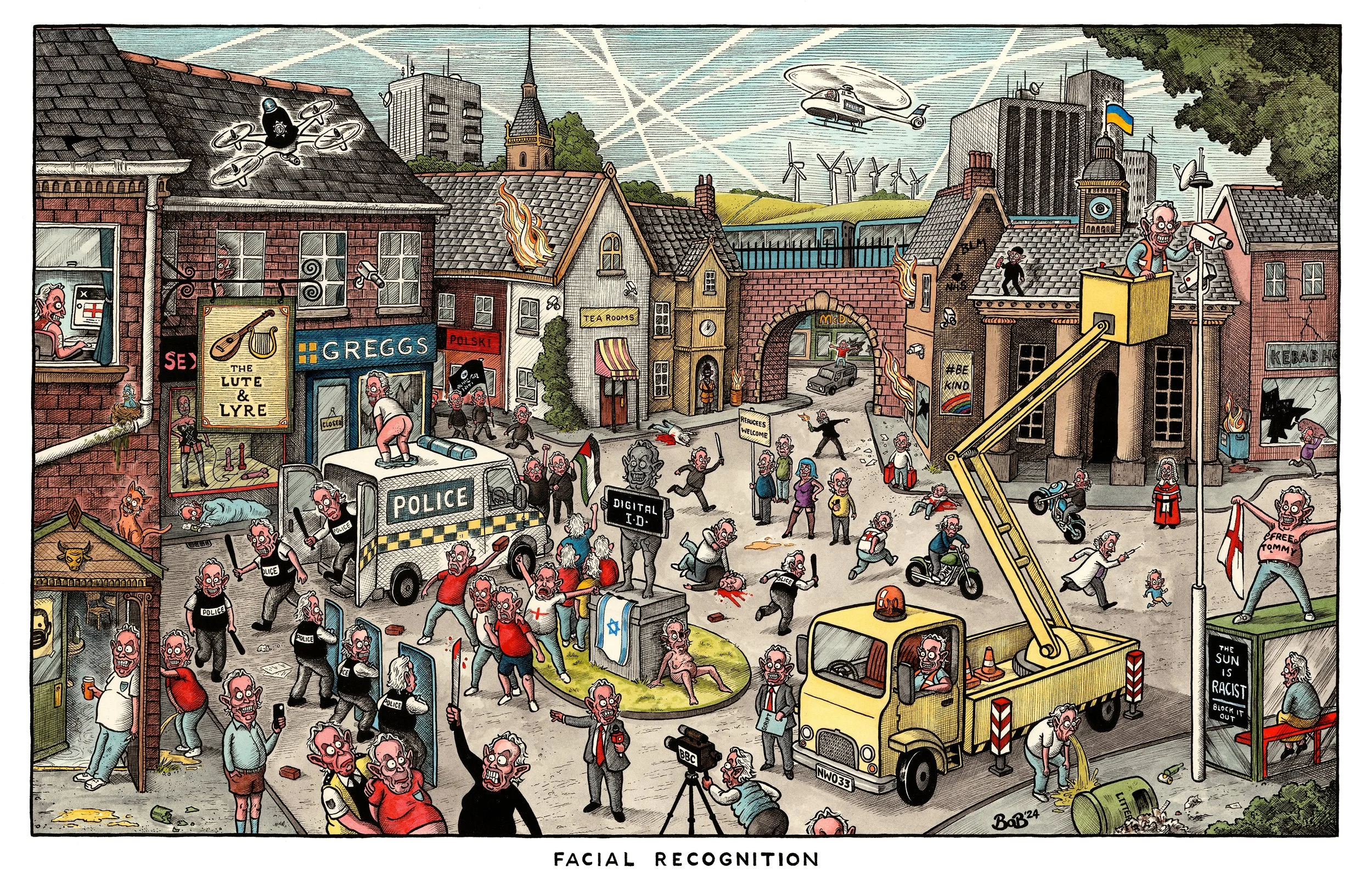 'Facial Recognition' print