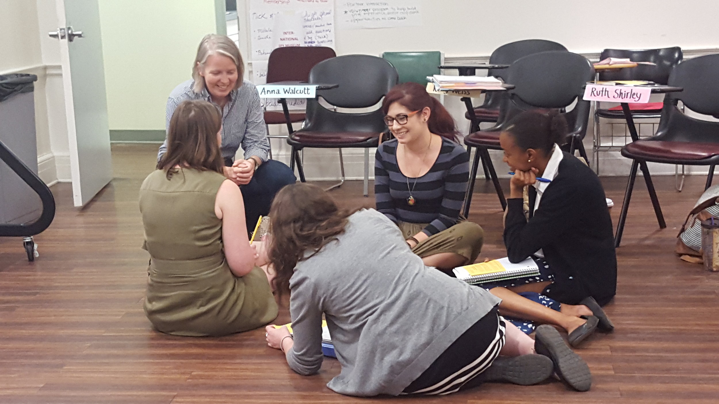 Museum Theatre workshop with George Washington Univ. Museum Ed. Grad. Program