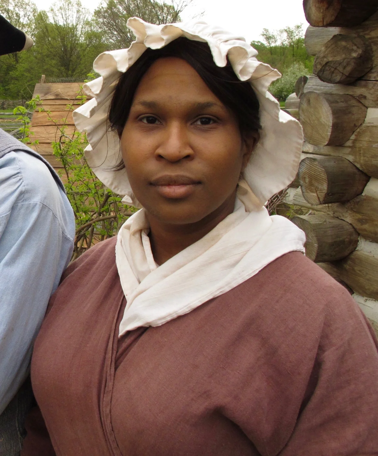 Shemika Berry works as a museum interpreter for Accokeek Foundation, but also has her own business portraying other historic black women for school audiences.