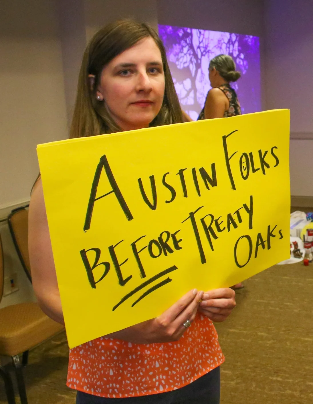 Ellen Kuhn (Missouri History Museum) – playing a protester