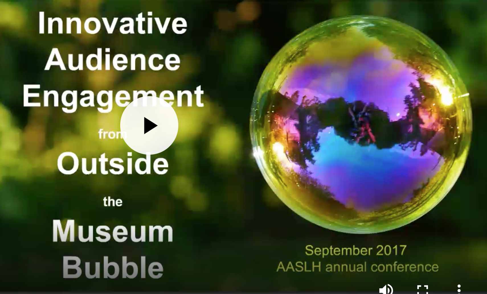 In this webinar, Beth Maloney and I take a look at how to use “mindful abstraction” to find inspiration for museum audiences in everything from Zombie 5K Runs to Brewery Co-ops . We also look at how to create creative habits of mind so that this way of thinking becomes part of your daily routine. Beth and I had a lot of fun doing this session and it shows !