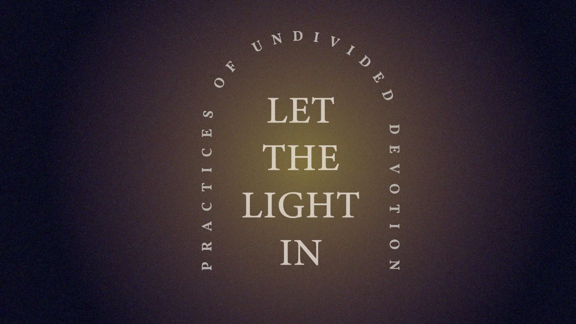 Let The Light In - Pete Hughes
