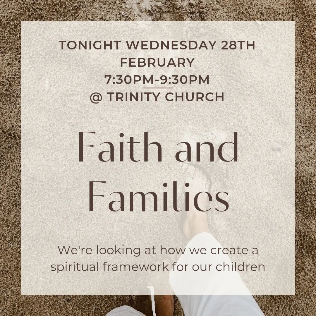 We can't wait for our second gathering of 'Faith and Families' tonight!!