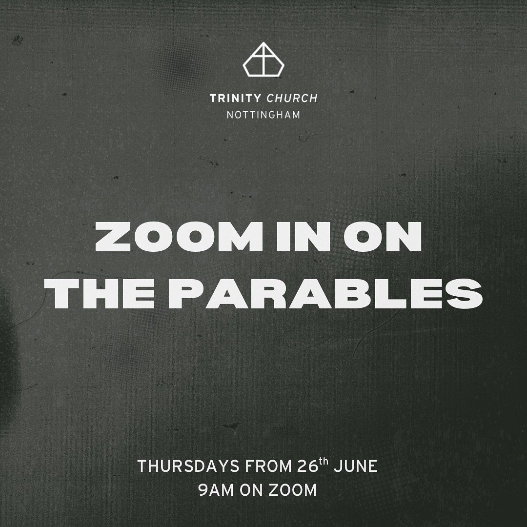 Zoom in on the Parables 

For the next four Thursdays we will be holding a zoom Bible study on Thursday 9-10am

Zoom link 🔗 https://us06web.zoom.us/j/81072695450